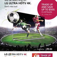 Featured image for (EXPIRED) LG TVs Trade Up & Save Up to $500 16 – 29 May 2014