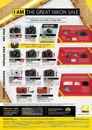Featured image for (EXPIRED) Nikon Digital Cameras Great Nikon SALE Offers 8 May – 30 Jun 2014