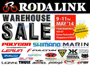 Featured image for (EXPIRED) Rodalink Bicycles & Accessories Warehouse SALE 9 – 11 May 2014