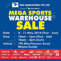 Read more about Royal Sporting House Warehouse SALE 8 - 11 May 2014