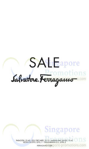 Featured image for (EXPIRED) Salvatore Ferragamo SALE 28 May 2014