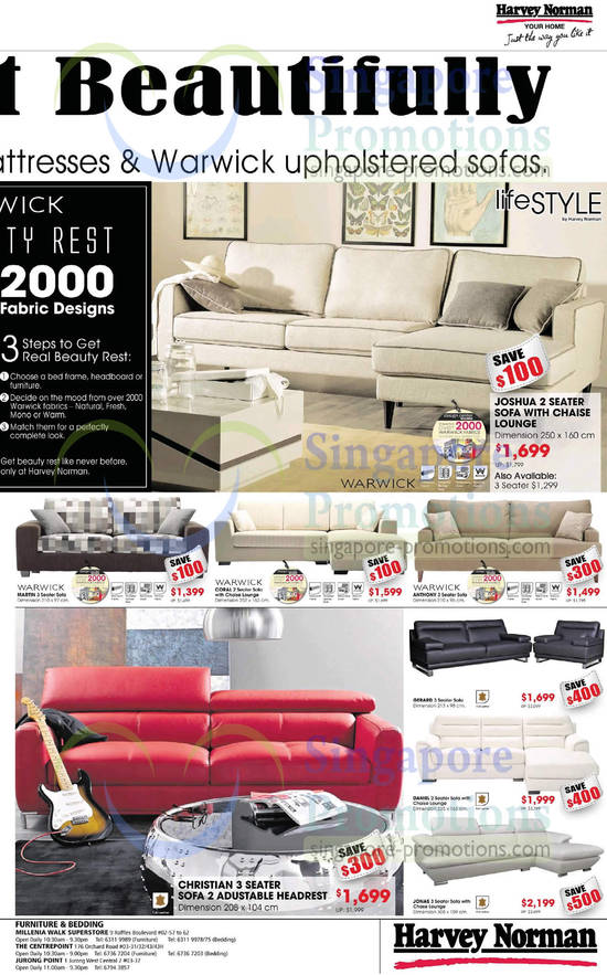 Sofa Sets, Warwick