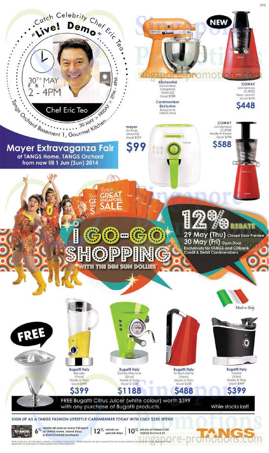 Tangs Kitchen Appliances 29 May 2014