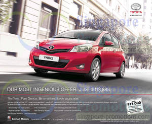 Featured image for Toyota Yaris Price & Features 3 May 2014