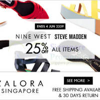 Read more about Steve Madden & Nine West 25% OFF Promo 26 May - 4 Jun 2014