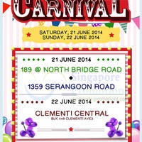 Read more about Bee Cheng Hiang Carnival @ 3 Locations 21 - 22 Jun 2014