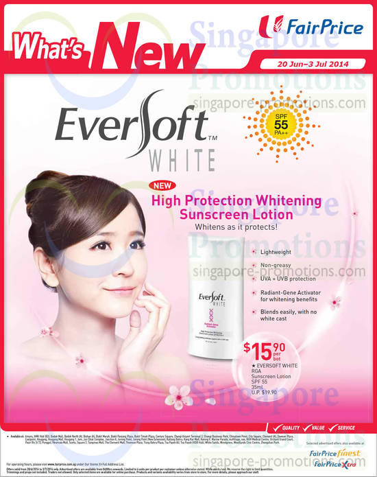 Eversoft White Sunscreen Lotion