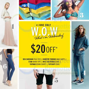 Featured image for (EXPIRED) F3 Selected Brands $20 OFF One Day Promo 7 Jun 2014