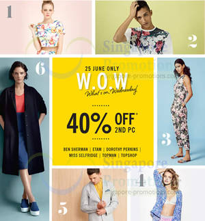 Featured image for (EXPIRED) Fashion Fast Forward Star Brands 40% OFF 2nd Piece One Day Promo 25 Jun 2014