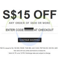 Read more about Luxola $15 OFF Storewide Coupon Code 13 - 16 Jun 2014