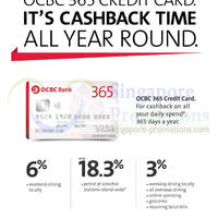 OCBC NEW 365 Credit Card Up To 6% Cashback 5 Jun 2014 | SINGPromos.com