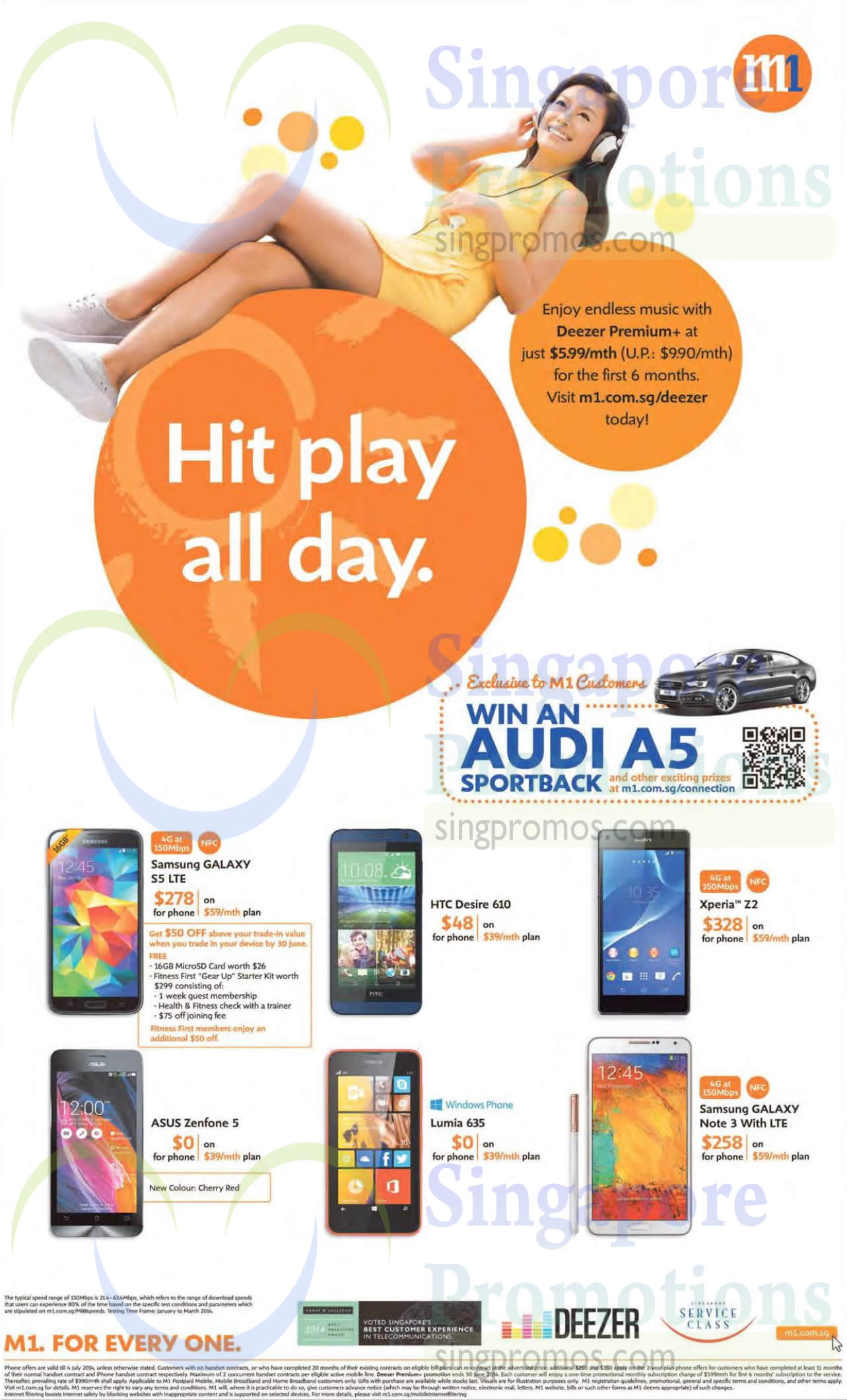 Featured image for M1 Smartphones, Tablets & Home/Mobile Broadband Offers 28 Jun - 4 Jul 2014
