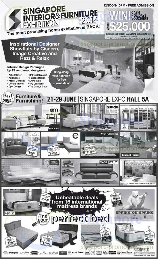 Singapore Interion n Furniture Exhibition 21 Jun 2014