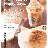 Read more about Starbucks Buy 1 Get 1 FREE Salted Caramel Cream Puff 4 - 11 Jun 2014