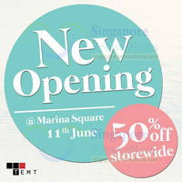 Featured image for (EXPIRED) Temt 50% OFF Sale @ Marina Square 11 – 15 Jun 2014