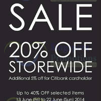 Read more about The North Face 20% OFF Storewide Promo 13 Jun 2014