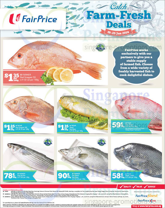 (Till 25 June) Farm Fresh Deals Fishes