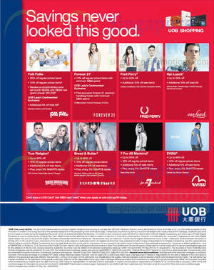 Featured image for (EXPIRED) UOB Great Singapore Sale Fashion Offers 5 Jun – 31 Jul 2014