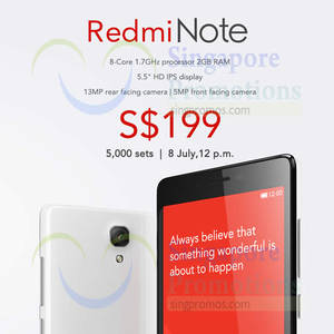 Featured image for (EXPIRED) Xiaomi Redmi Note & Redmi 1S Price Revealed & Available From 8 Jul 2014
