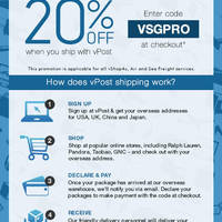 Read more about vPost: Ship to Singapore & Get 20% Off 16 Jun - 16 Jul 2014