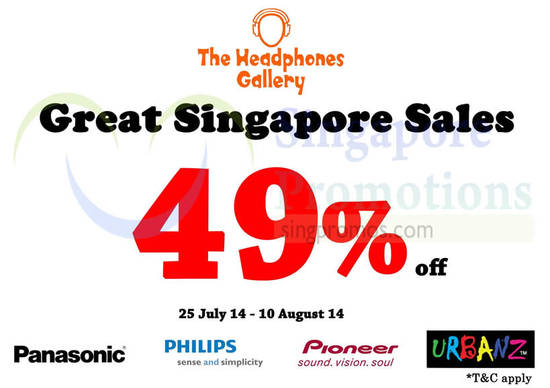 49 Percent Off on Panasonic, Philips, Pioneer, Urbanz