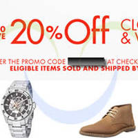 Read more about Amazon.com 20% OFF Fashion, Shoes & Watches Coupon Code 24 Jul - 2 Aug 2014