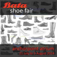 Read more about Bata Shoe Fair @ Anchorpoint 21 Jul - 3 Aug 2014