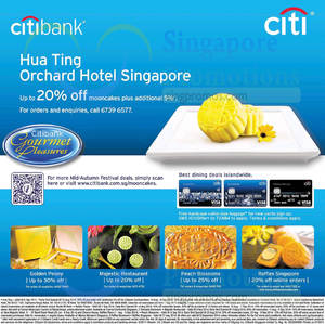 Featured image for (EXPIRED) Citibank Up To 30% OFF Mooncakes For Cardmembers 27 Jul – 8 Sep 2014