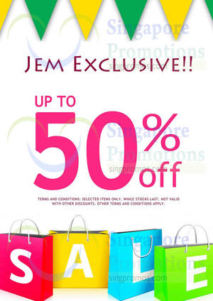 Featured image for (EXPIRED) Dot 50% OFF Clearance @ Jem 18 Jul 2014