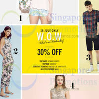 Read more about Topshop, Topman, Dorothy Perkins & Miss Selfridge 30% OFF Promo 16 Jul 2014