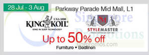 Featured image for (EXPIRED) Isetan Katong King Koil & Stylemaster Promotion 28 Jul – 3 Aug 2014