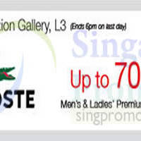 Read more about Lacoste Up To 70% OFF Promo @ Isetan Scotts 15 - 21 Aug 2014