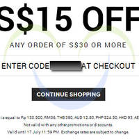 Read more about Luxola $15 OFF Storewide Coupon Code 15 - 17 Jul 2014