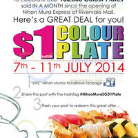 Read more about Nihon Mura Express $1 Colour Plate Promo 7 - 11 Jul 2014