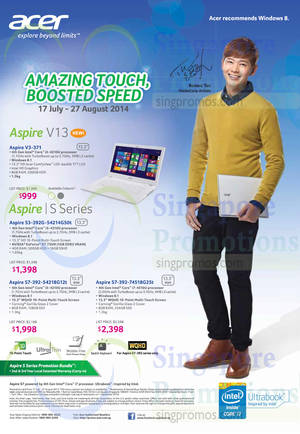 Featured image for (EXPIRED) Acer Notebooks, Desktop PCs, Tablets & Monitors Price List 17 Jul – 27 Aug 2014