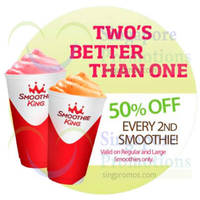 Read more about Smoothie King 50% OFF 2nd Smoothie Promo 10 - 27 Jul 2014