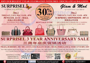 Featured image for (EXPIRED) Surprisel Branded Handbags Sale @ Punggol 21 CC 2 Aug 2014