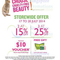 Read more about The Body Shop 15% OFF Storewide Promo @ Selected Outlets 17 - 20 Jul 2014
