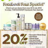 Read more about The Face Shop 20% OFF Selected Ranges 4 - 9 Jul 2014