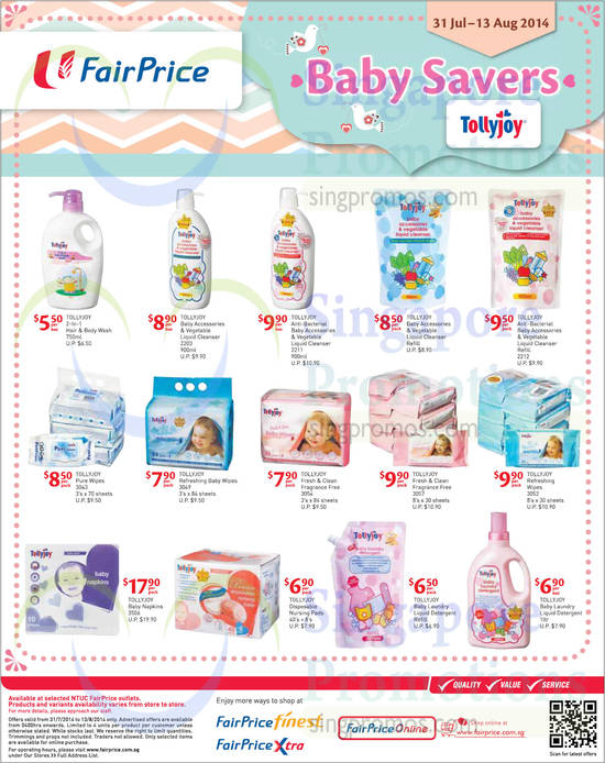 Tollyjoy Baby Body Wash, Liquid Cleanser, Wipes, Napkin, Nursing Pad
