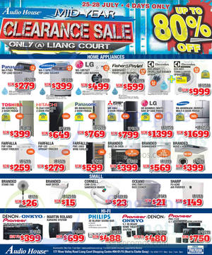 Featured image for (EXPIRED) Audio House Electronics, TV, Notebooks & Appliances Offers @ Liang Court 25 – 28 Jul 2014