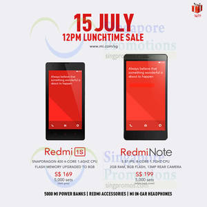 Featured image for (EXPIRED) Xiaomi Redmi Note & Redmi 1S Restocked Sale 15 Jul 2014