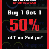 Read more about C.E.D.S Sportswear 50% OFF 2nd Item Promo 31 Jul - 31 Aug 2014