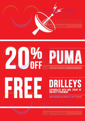 Featured image for (EXPIRED) Dot 20% OFF Puma Items Promo 8 Aug 2014