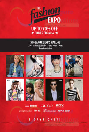 Featured image for (EXPIRED) Fashion Expo (Wing Tai) @ Singapore Expo 29 – 31 Aug 2014
