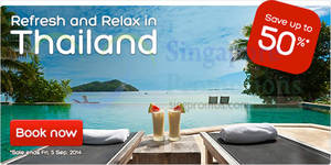 Featured image for (EXPIRED) Hotels.Com Up To 50% OFF Thailand Hotels Sale 30 Aug – 5 Sep 2014