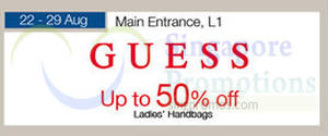 Featured image for (EXPIRED) Isetan Guess Promotion @ Parkway Parade 22 – 29 Aug 2014