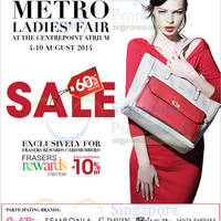 Read more about Metro Ladies Fair @ Centrepoint 4 - 10 Aug 2014