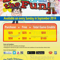 Read more about Timezone 100% Extra Double Dollar Sundays Promo 7 - 28 Sep 2014