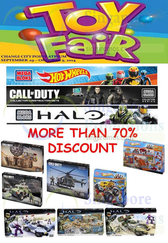 70 Percent Discount Mega Bloks, Hot Wheels, Call of Duty, Halo